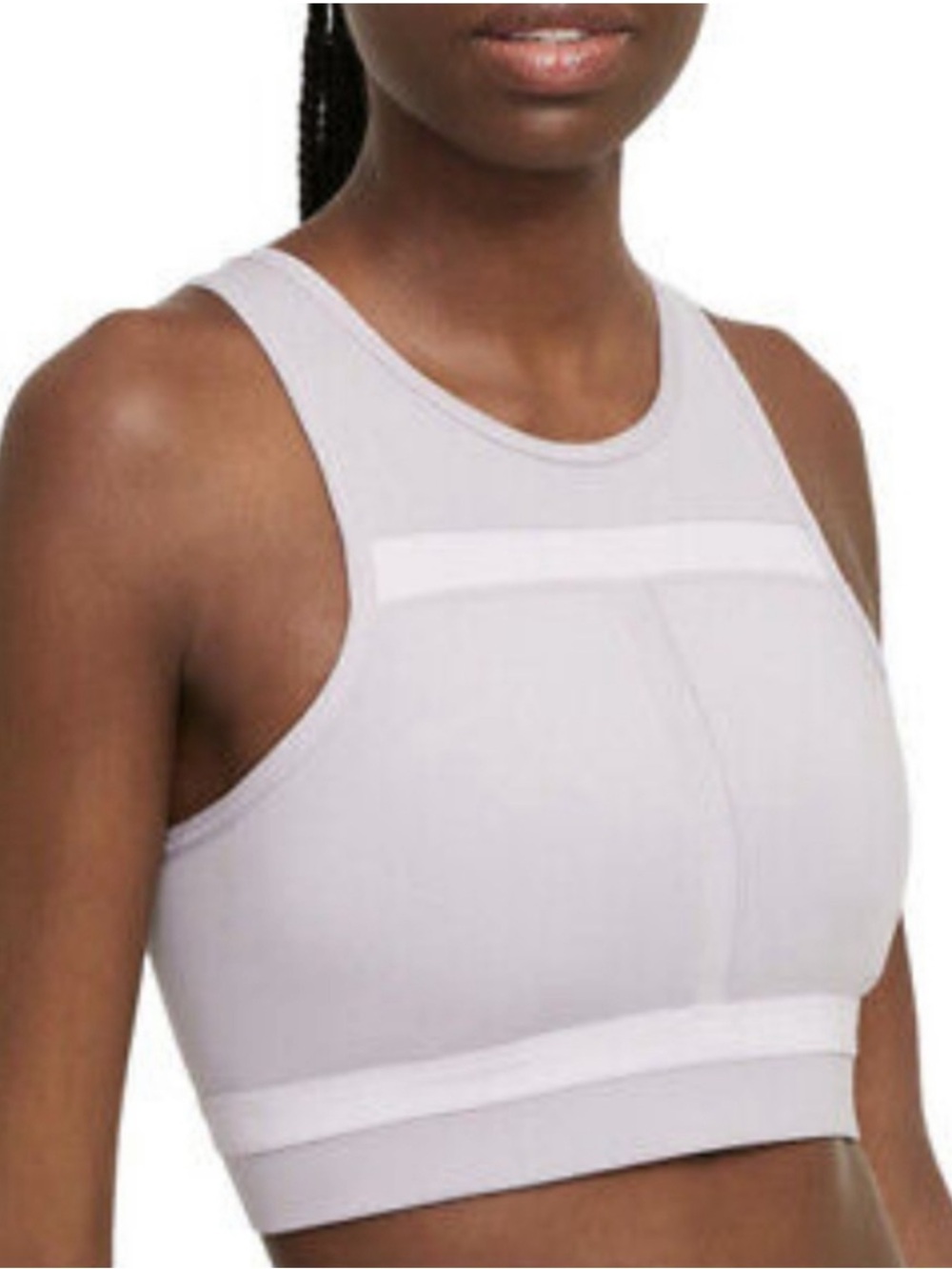 ·Nike· Light Gray Dri-FIT Swoosh Run Division Longline Sports Bra Size XS